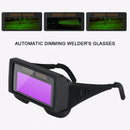 Automatic Dimming Welder Glasses Arc Anti-shock Lens Goggles for Eye Protection