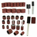 132 pc 1/2 inch 3/8 inch Mixed Drum Mandrel& Sanding Drum Sleeves For Rotar