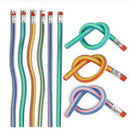 Hethrone 6x Colorful Magic Bendy Flexible Soft Pencil with Eraser pencils- OZ