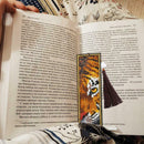 DIY Special Shaped Diamond Painting Leather Bookmark Tassel Book Marks Gift