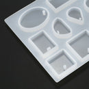12 Designs Silicone Mold Pour DIY Resine Jewelry Necklace Pendant Bracelet