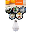 V380 Infrared Mini IP Camera CCTV 360 Panoramic Security WiFi LED Bulb Monitor