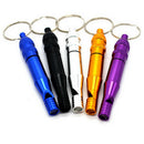 1pc Survival Whistle Emergency Camping Compass Kit Fire Hiking Outdoor Tool F]