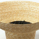 Popular Lamp Shape Sun Hat For Women Big Wide Brim Beach Hat High Top Straw