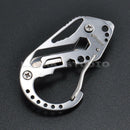Hiking Camping Key Holder Keychain Clip Tool Screwdriver Wrench Carabiner