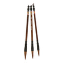 3 Pieces Wolf Hair Calligraphy Brush Pen Chinese Traditional Writing Painting