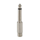 6.3mm 0.6cm Mono Male Connector to RCA Female Jack Audio Adapter 6pcs