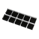 10Pcs Aluminum Heat Sink 14x14x8mm High Quality Heatsink Black Radiator CoolerM&