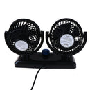 12V Universal USB Dual Head Car Cooling Fan Truck Auto Cooling Coo OZ