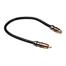 Male to Female RCA Audio Auxiliary Stereo Connector Cable (1ft)