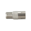 Screw on F Socket Female to TV Aerial FEMALE Coax Adaptor/Connector J8C3