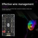12V Cooler Master 1 to 6 Fan HUB Splitter 4Pin PWM 3Pin Addressable RGB Adapter