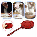 Aluminum Tortilla Press Maker Folding DIY Flour Corn Baking Gadget (Red S) A