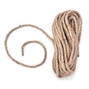 4M 6mm Jute String Twine Twisted Hessian Burlap Hemp Cord Rope Brown lj