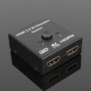 HDMI Bi-Direction Switch Two-way Smart HDMI Switcher Support 4K HDR HDCP2.2