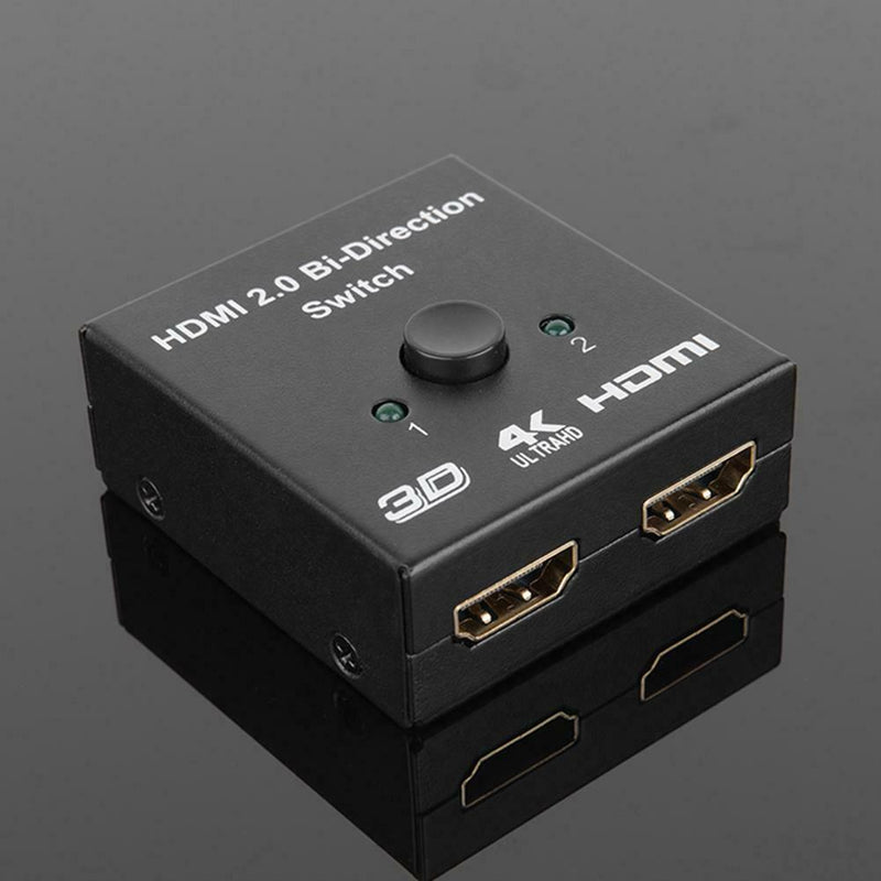 HDMI Bi-Direction Switch Two-way Smart HDMI Switcher Support 4K HDR HDCP2.2
