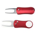 Golf Divot Repair Tool Switchblade and Detachable Ball Marker Value 2 Pack