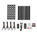 Car Interior Atmosphere Light LED USB Remote Ambient Lamp Dash Sound Control