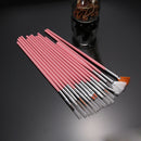 15PCS Design Painting Pen Nail Art Brush Set for Salon Manicure DIY Tools
