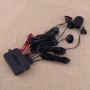 Car Reverse Parking Sensor Rear 4 Sendors Drill Head Buzzer Radar Alarm Kit New