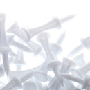 100 Pcs/Pack Professional 50mm 1.97" Plastic Castle Golf Tees White for Golf