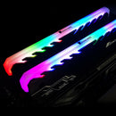 2pcs RGB RAM Heatsink Desktop PC DDR DDR3 DDR4 Memory Heat Spreader (Black) A