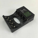 C704A3 AA AAA Ni-MH Ni-CD Battery Charger Universal 4 Slots LED Display Sma