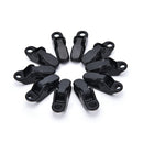 10 x Awning Clamp Tarp Clips Snaps Hangers Tent Campings Survival Tighten Too OS