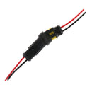 5 Kit 2 Pin Way Car Waterproof Electrical Connector Plug with Wire AWG Marine 3C