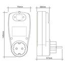 AC Power Meter 220V Digital Wattmeter European Union Energy Meter Watt (UK) A