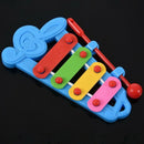 Baby Child Kid 4-Note Hand knock piano Musical Instrument Toys Wisdom Devel I5U5