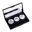Empty 3 Round Grid Eyeshadow Lipstick Box Case Cosmetic Packing+Palett VhJ Kw