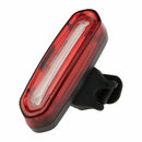 USB Rechargeable COB LED Bicycle Cycling Front/Rear Light Bike Tail Lamp 4 Modes