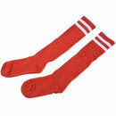 Children Sport Soccer Long Socks High Sock Baseball Hockey Socks (red)