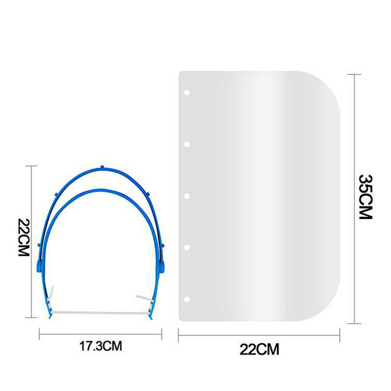 Adjustable Full Face Shield Cover Protective Visor Cap Anti Oil Anti Splash