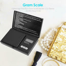 Digital High Precision Gram Scale Electric Display Jewelry Drug Scale 500g/0.1g