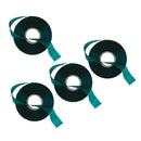 4pcs Flexible Garden 150ft Stretch Tie Tape Plant Ribbon Green Vinyl Stake