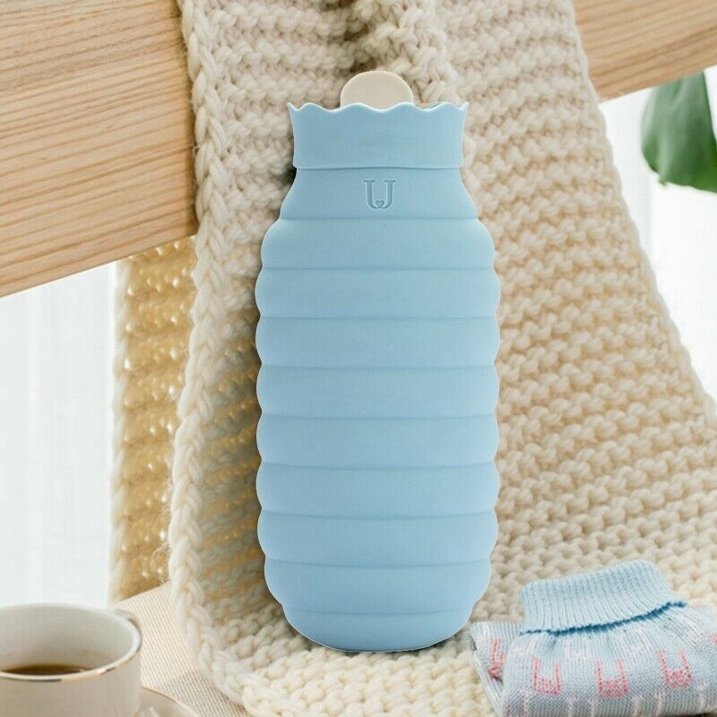 Jordan&Judy Hot Water Bag 620Ml Microwave Heating Silicone Bottle Winter He E7C3