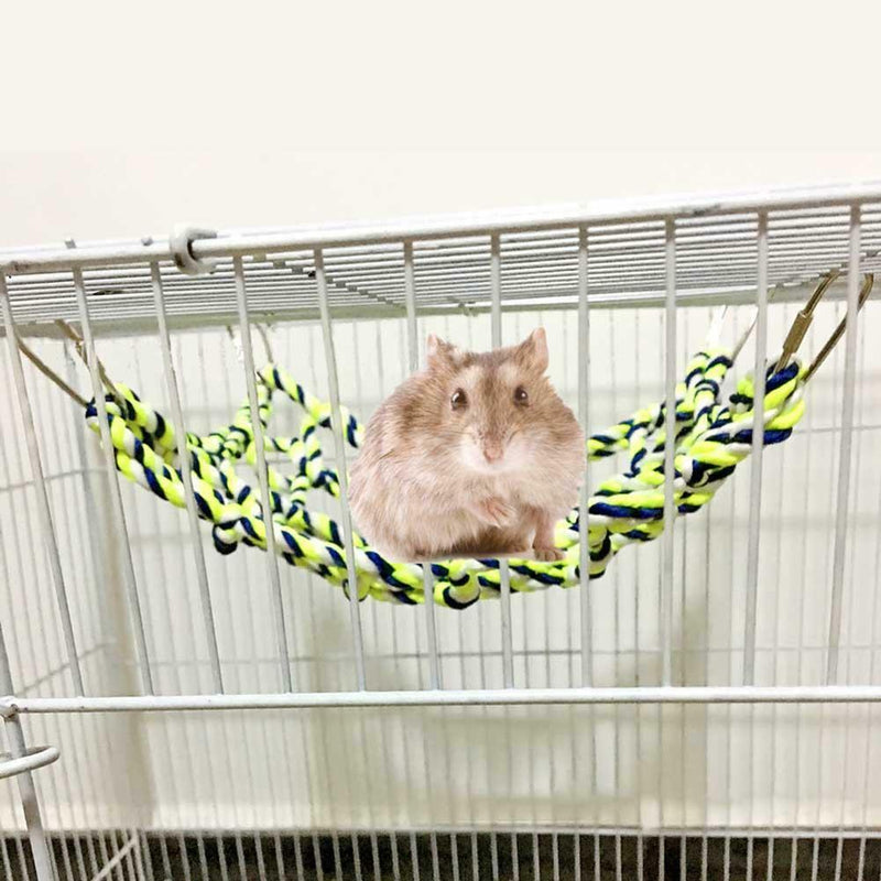Parrot Climbing Net Bird Swing Rope Ladder Hanging Chewing Toys for Hamster