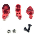 6 Pieces 1:14 RC Car Truck Parts Steering Hub Kit Fits WLtoys 144001 Car Red