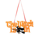 1pc Halloween Sign Pumpkin Hanging Pendant Ornament For DIY Window Door WalSEAU