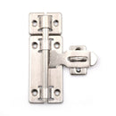 4" Stainless Steel Hardware Door Lock Barrel Bolt Latch Padlock Clasp Set â„–[