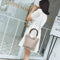 Summer Small Handbag Transparent Women Hand Bags Chain Straw Bag Lady Trave I1I6