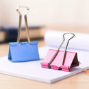 60Pcs/Set Metal Clip Binder Clips Memo Paper Clips Office Stationery Materi J6Q3