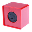 ABS Mic Microphone Interview Meeting Square Cube Flag Station 42mm Red