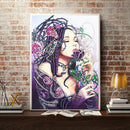 5D DIY Special Shaped Diamond Painting Girl Cross Stitch Mosaic Craft Kit