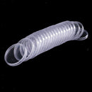 40Pcs/Pack Coins Capsules Round Case Boxes Good Protection for Coins 50/60mm