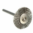 20x Stainless Steel Wire Wheel Brushes For Die Grinder Rotary Tools New E2Z6