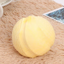 Candy Color Ball Shaped Dog Chew Bite Toys TPR Foam Pet Molar Toys (Yellow) A