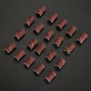 100 Pieces Nail Drill 180 Grit Sanding Bands Machine Replacement Bits Pedicure .